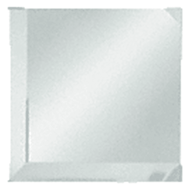 CRL BM2C4 Clear Mirror Glass 4 Square Beveled on 2 Sides